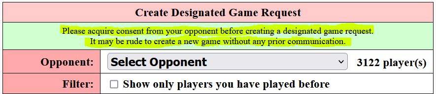 INGO create Designated Game Request Disclaimer